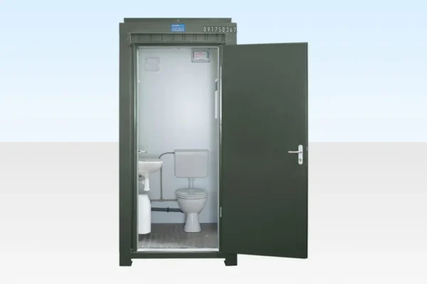 Single Mains Toilet 1.2m X 1.4m (Ral 6007) - Image 3