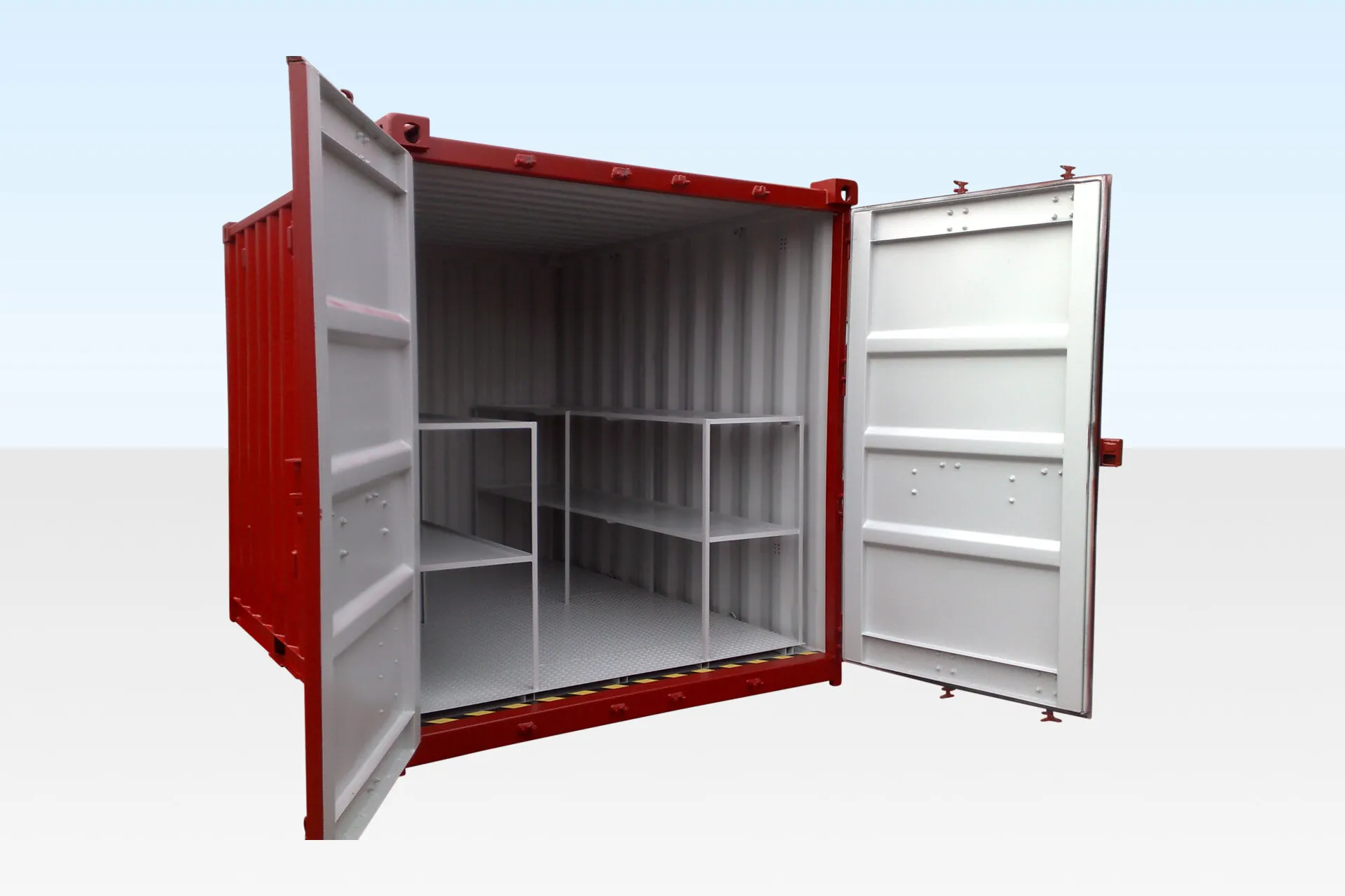 10ft x 8ft flat floor bunded store