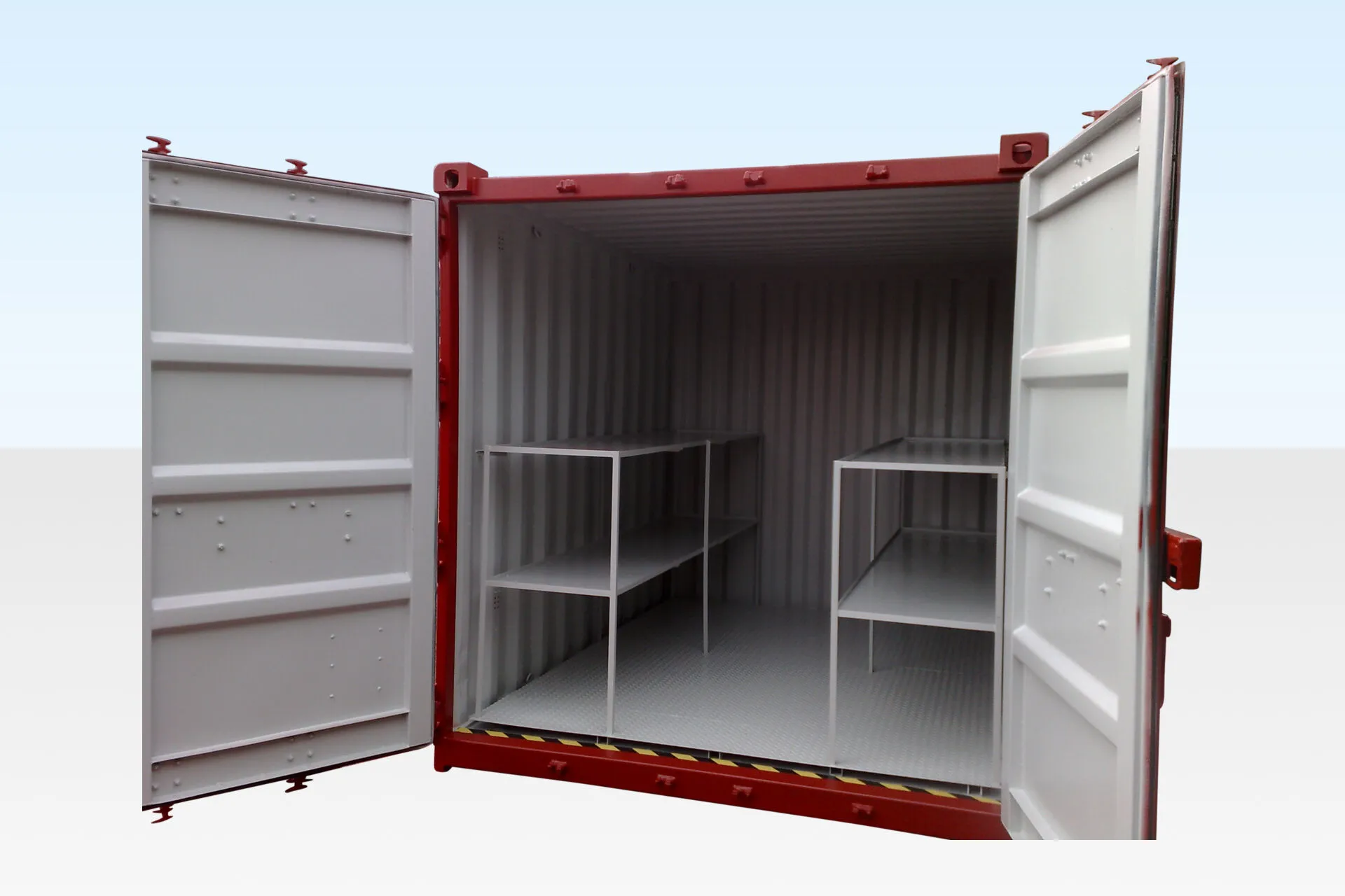 10ft x 8ft flat floor bunded store
