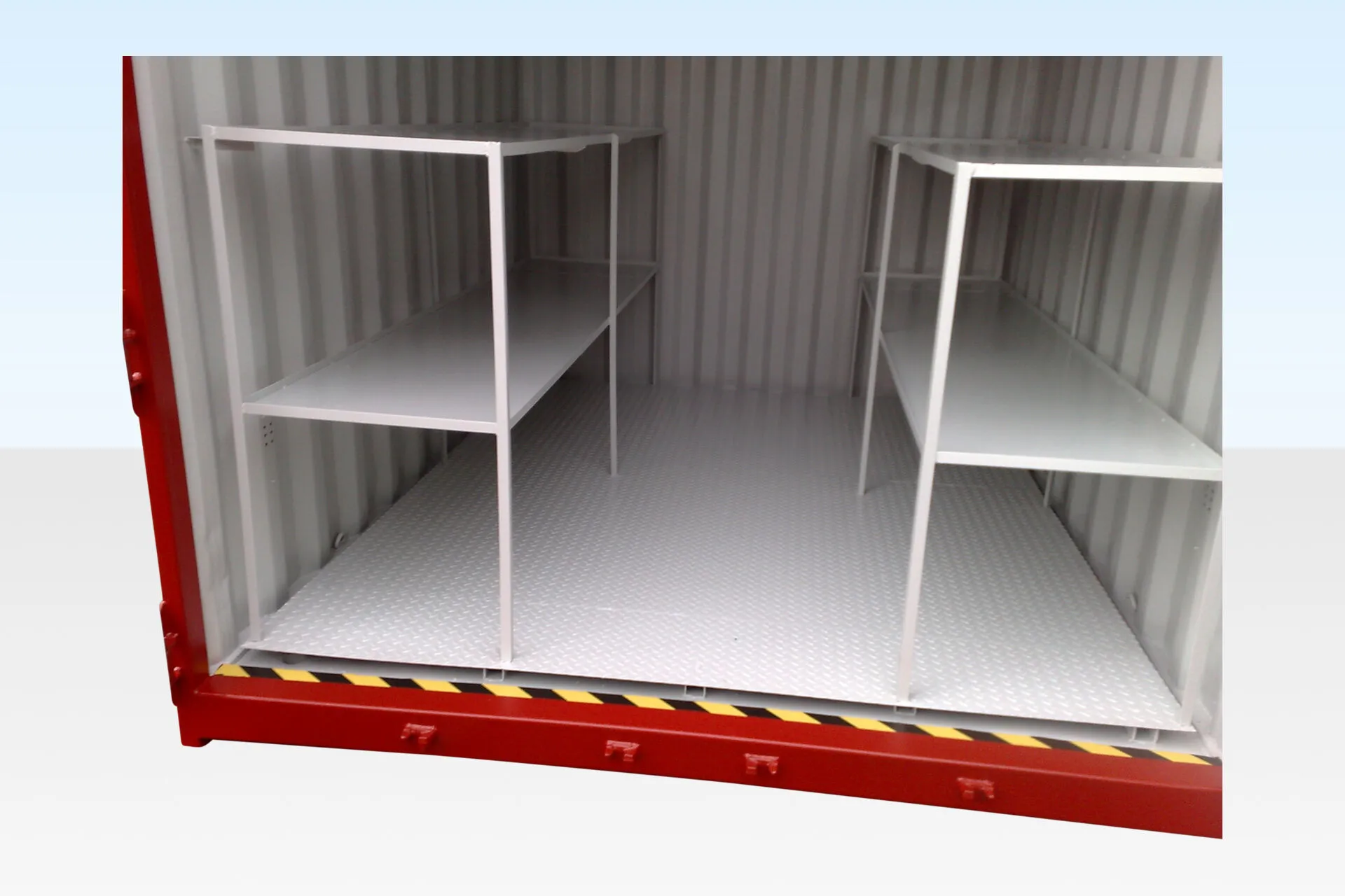10ft x 8ft flat floor bunded store