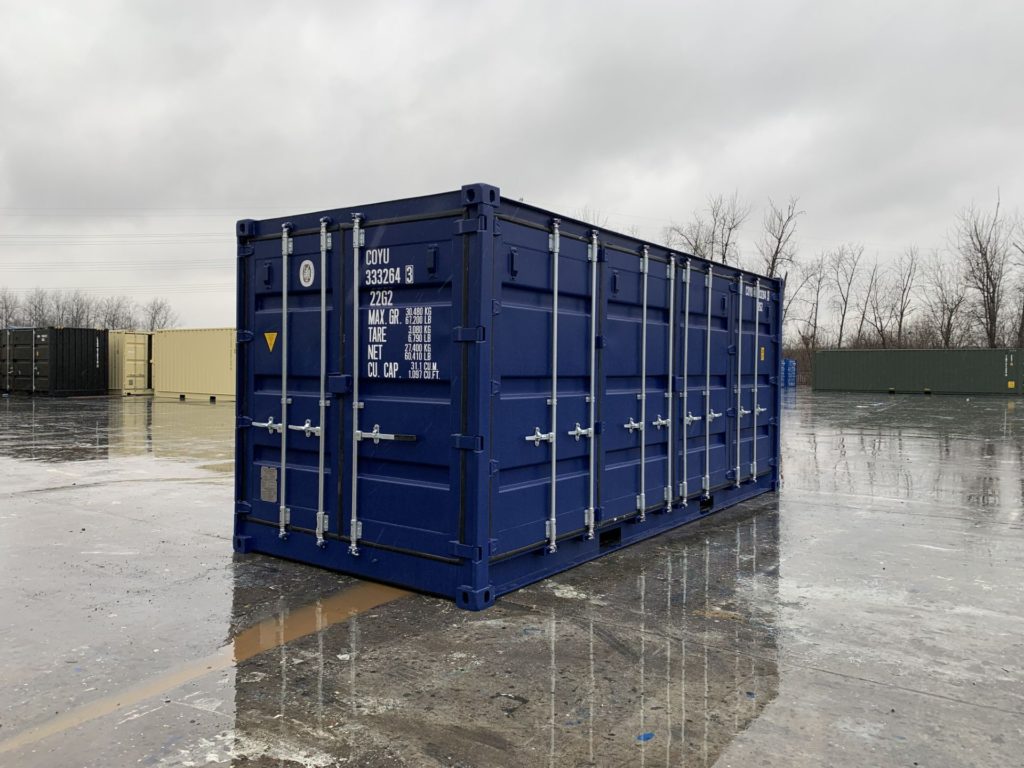 used 20ft open side / full side access container