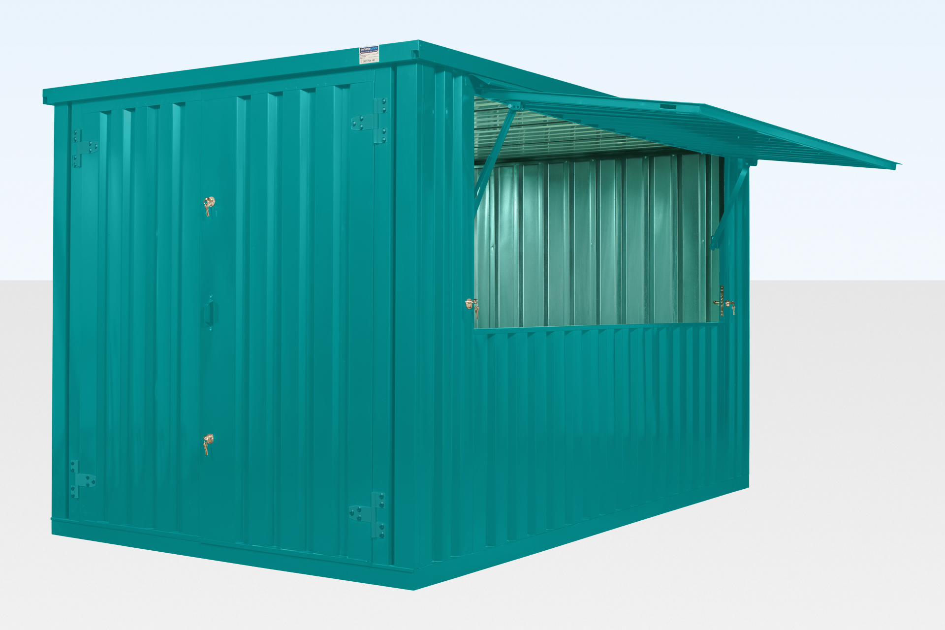 4m flat pack kiosk
