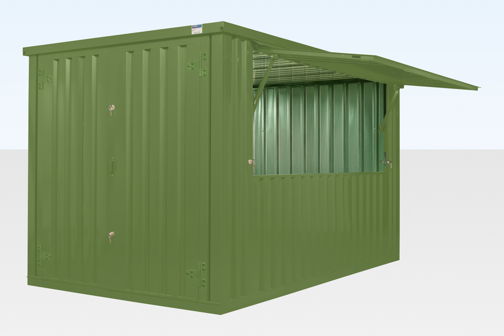 4m flat pack kiosk