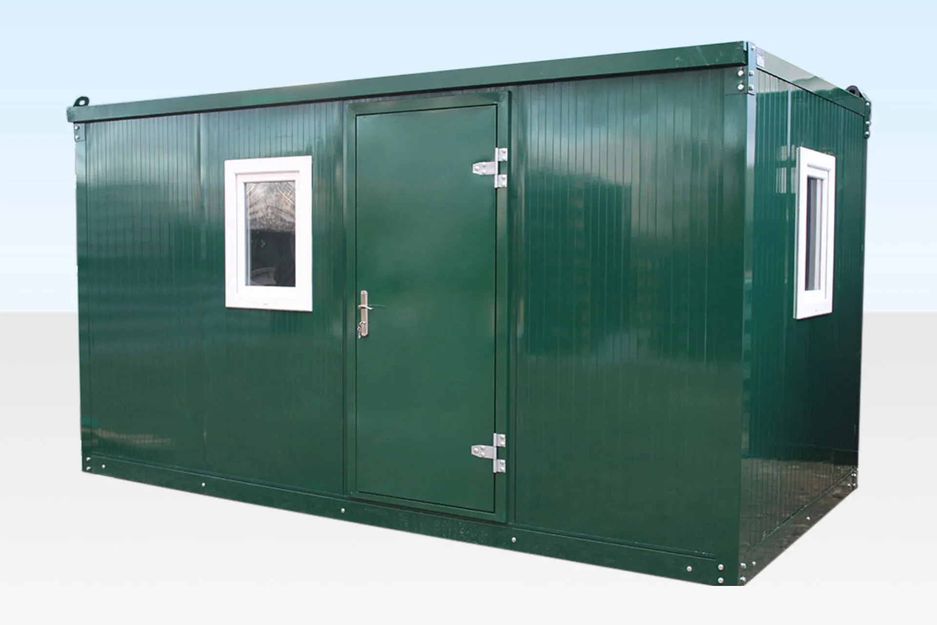 4.3m x 2.3m flat packed office cabin
