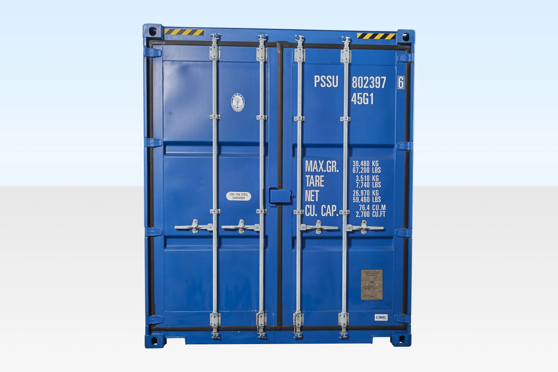 40ft high cube container – one trip (9ft 6″ high)