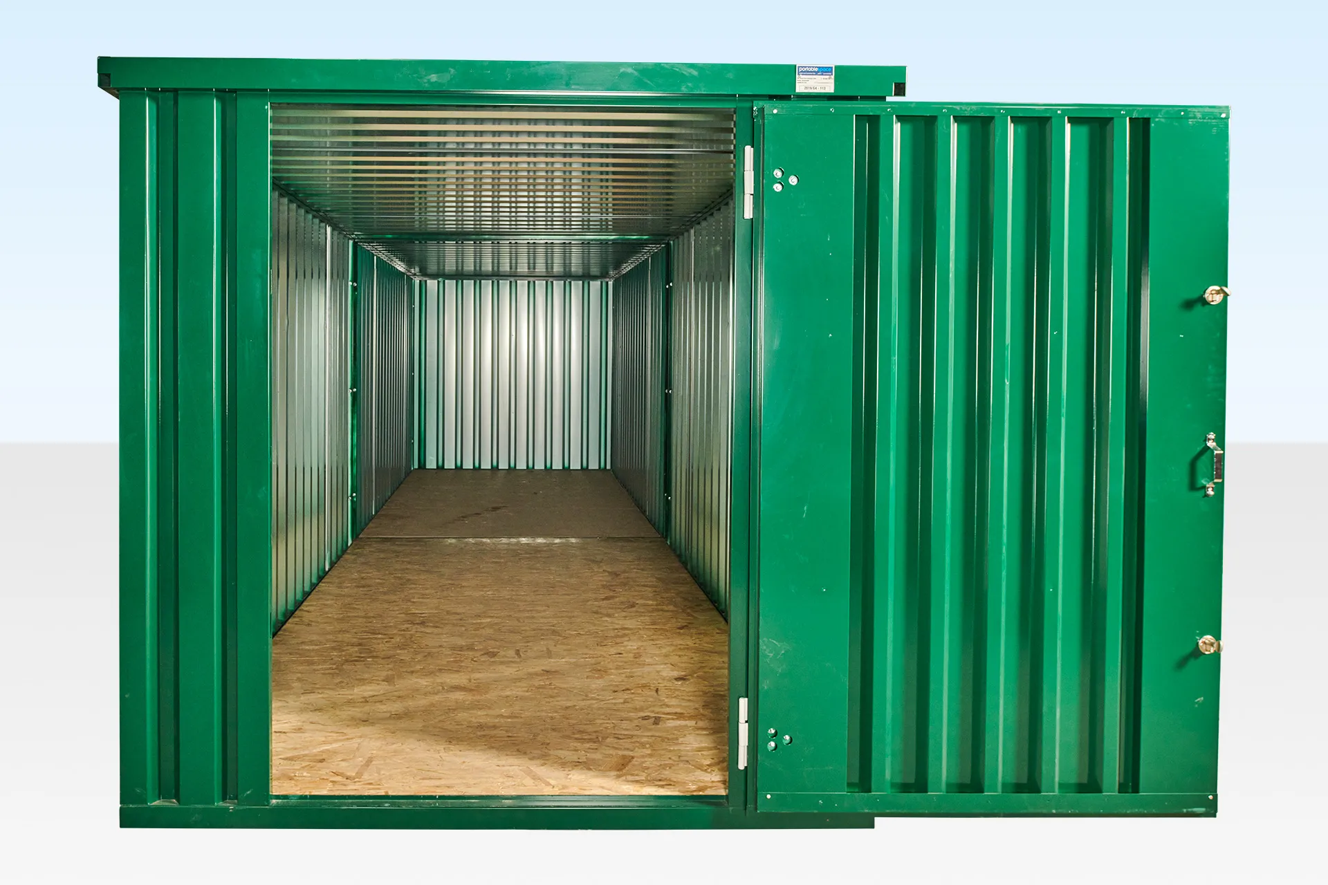 8m x 2.1m end linked flat packed container bundle (powder coated)