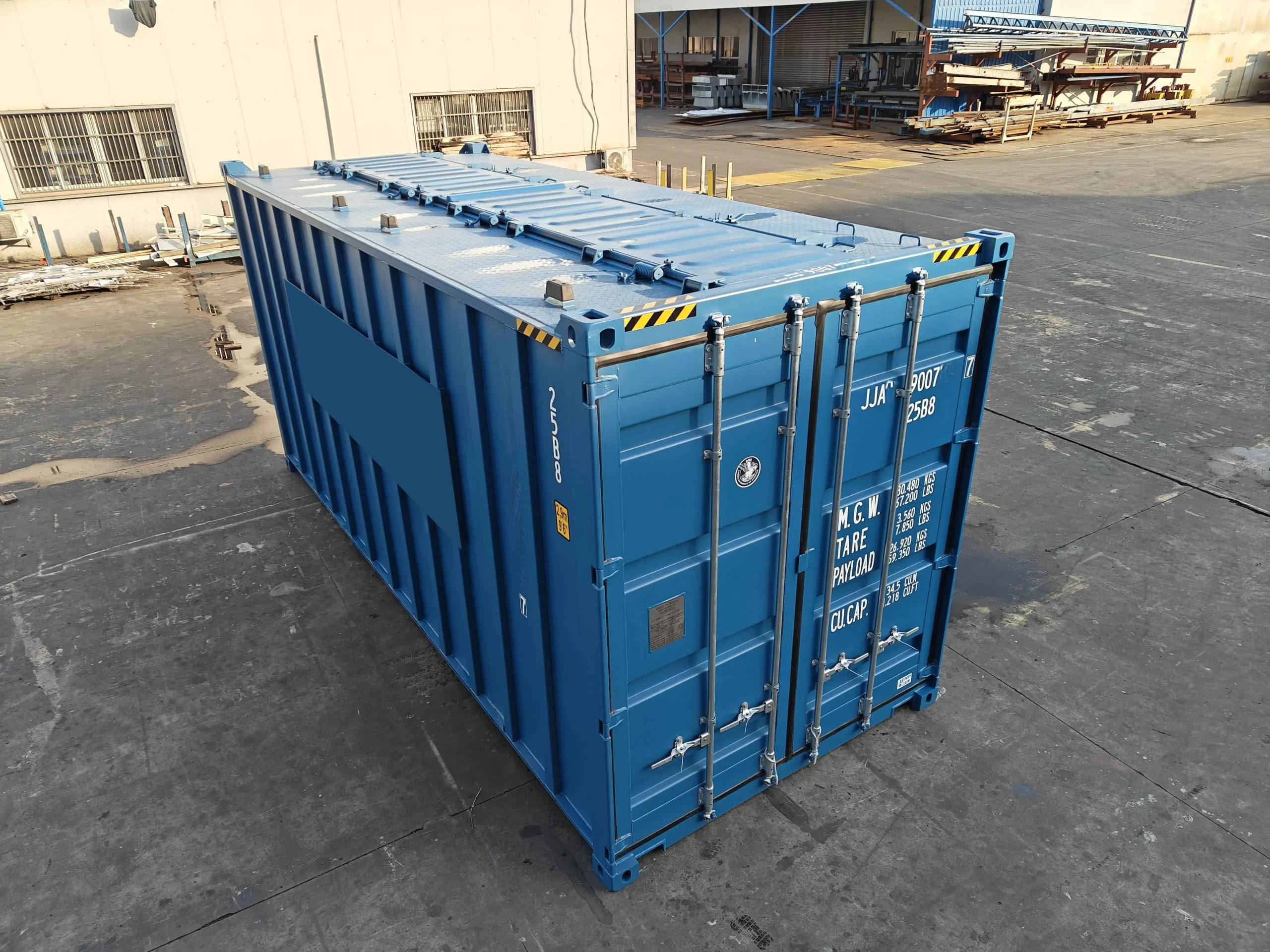20ft bulk storage iso type dry cargo shipping container
