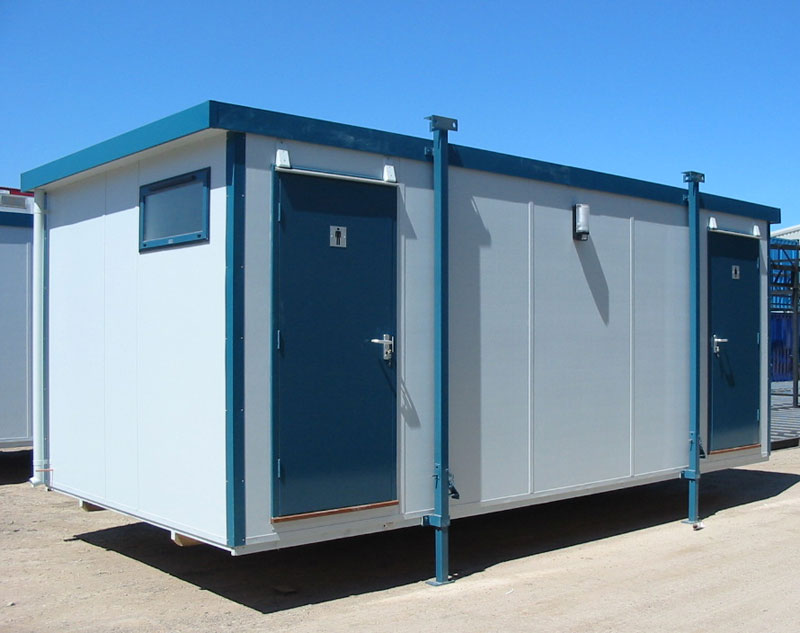 40ft x 10ft jackleg office cabin