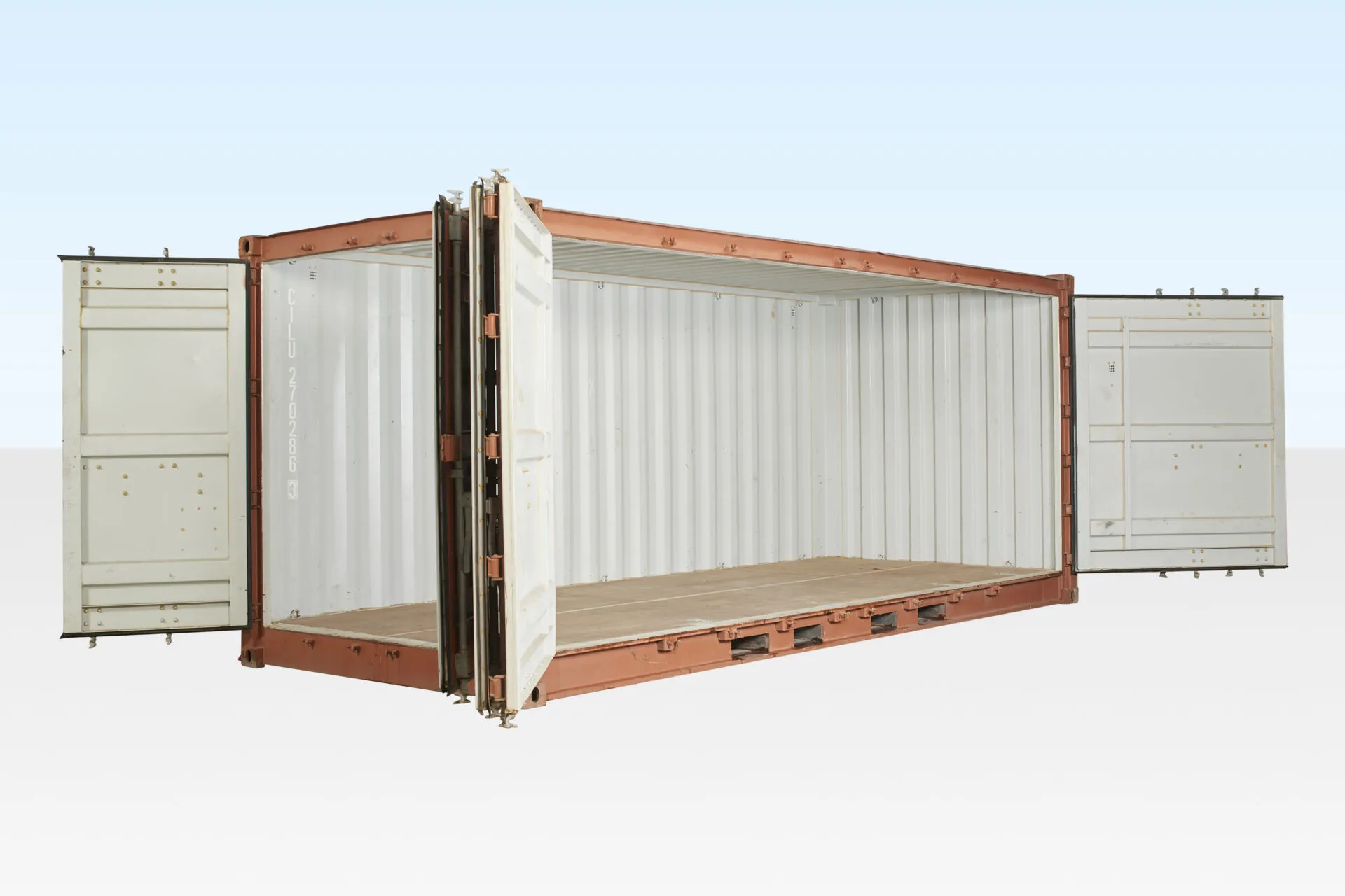 used 20ft open side / full side access container