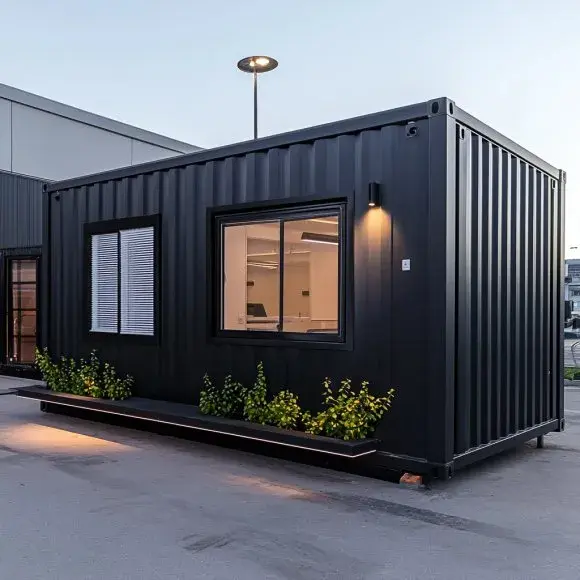 container office cabin black